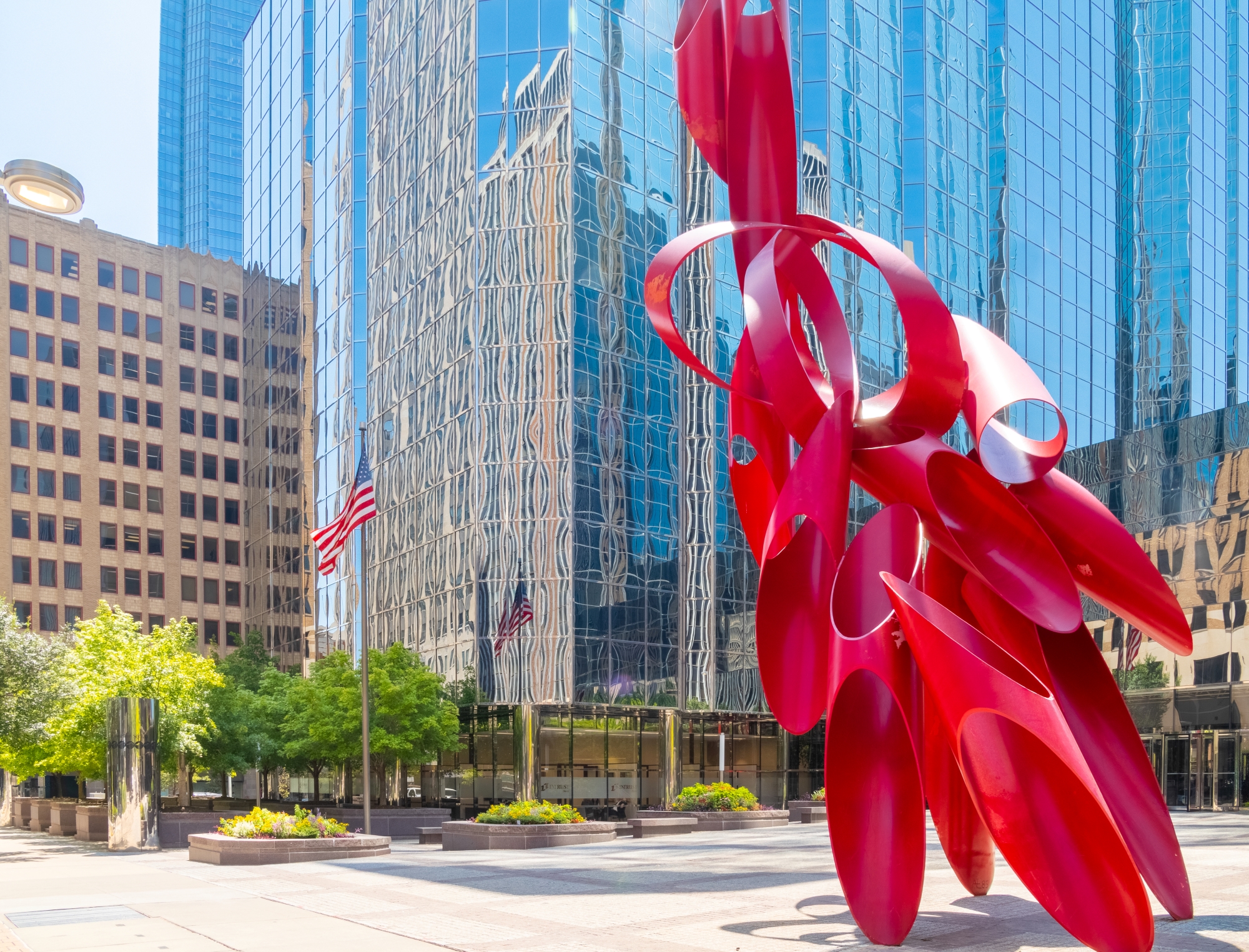 Exterior of Leadership Square, the location of INTRUST's banking center in downtown Oklahoma City.