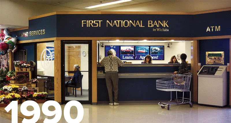 Photo of a bank inside a grocery store